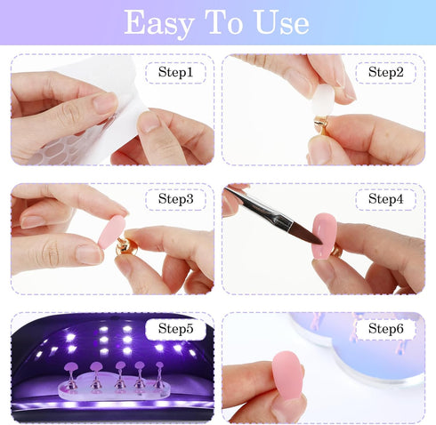 Prasacco Nail Stand for Painting Nails, Acrylic Nail Stand for Press On Cloud -shaped Nail Holder for Painting Magnetic Nail Display Stand with 20...