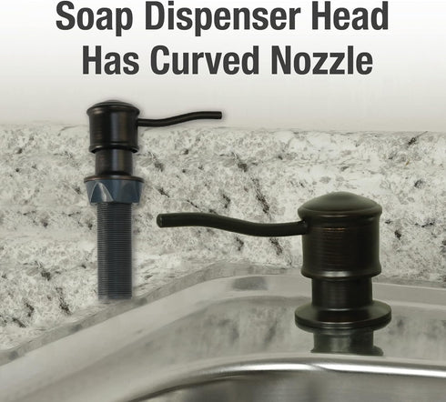 Danco 10042 Soap Dispenser with Curved Nozzle, 1 Pack, Oil Rubbed Bronze...