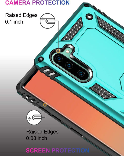 LUMARKE for Galaxy Note 10+ Plus Case,Pass 16ft. Drop Test Military Grade Heavy Duty Protective Phone Cover with Magnetic Ring Kickstand Compatibl...