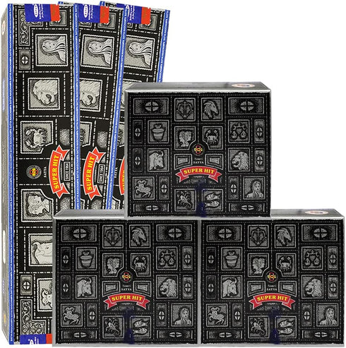 Super Hit Incense sticks and cone incense holder variety pack bundle insence insense insienso...