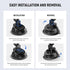 Neewer Suction Cup Mount for iPhone GoPro Action Camera with Magic Arm & 360° Pan 90° Tilt Ball Head, Quick Buckle Lock Outside Windshield Car Mou...