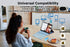 Wireless Bluetooth Keyboard and Mouse Combo Portable Mini Small Slim Compact Typewriter Ergonomic Travel Bluetooth Keyboard Mouse for iPhone iPad ...