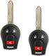 2x KeylessOption Key Fob Replacement for 2003 2004 2005 2006 2007 2008 2009 2010 2011 2012 2013 2014 2015 2016 2017 2018 2019 Nissan Infiniti Remo...