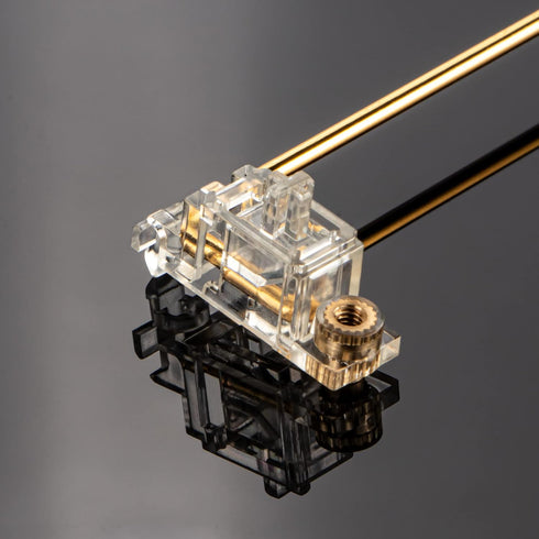 Keyboard Stabilizers Gold Plated PCB Screw-in Stabilizers 2u 6.25u 7u Mechanical Keyboard Stabilizers Mechanical Keyboard Accessories for 60/87 Ke...
