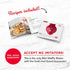 DASH DMW100RP Mini Maker for Individual Waffles, Hash Browns, Keto Chaffles with Easy to Clean, Non-Stick Surfaces, 4 Inch, White Rainbow...