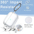 Clear for AirPods Pro Case 1st Cover 2019 Cleaning Pen Accessory Kit, 16 in 1 Set Transparent TPU Silicone Protective Case for AirPods Pro Chargin...