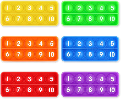 Ten-Frame Counting Toys,Math Manipulative for Elementary,Number Math Games, Montessori Educational Toy for Preschool Kindergarten Classroom Learni...