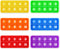 Ten-Frame Counting Toys,Math Manipulative for Elementary,Number Math Games, Montessori Educational Toy for Preschool Kindergarten Classroom Learni...