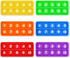 Ten-Frame Counting Toys,Math Manipulative for Elementary,Number Math Games, Montessori Educational Toy for Preschool Kindergarten Classroom Learni...
