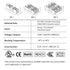 Inline Wire Connectors Nuts, Dicio Lever Wire Compact Connectors Electrical Inline Splicing Conductor Connector 4 Port 10 pcs Clear Butt Insulated...