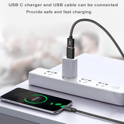 USB C to USB Adapter 3.1 Gen 2, 10Gbps USB to USB C Adapter, USB-C Male to USB 3.0 A Female USB 3.2 Type C OTG Converter for MacBook pro Laptop PC...
