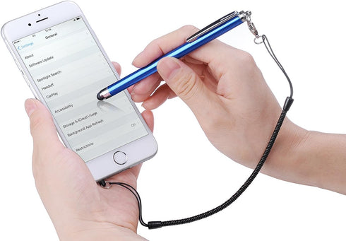 Stylus Pens for Touch Screens iPad iPhone Kindle Fire (Pink/Purple/Aqua Blue)...