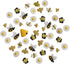Buttons Galore Christmas Lights Super Value Pack Craft Buttons, Yellow 50 Pack...