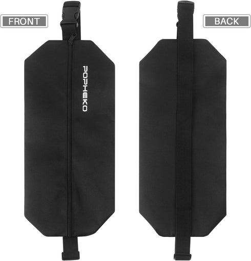 17inches Folding Fishing Rod Carrier Bag Waterproof Fishing Pole Reel Storage Bag, Single Layer Large Capacity Portable Carry Case Tackle Box for ...
