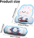 Mouse Pad with Wrist Rest Kawaii Rabbit Keyboard Wrist Rest, Ergonomic Mouse Pad with Wrist Support, Wrist Rest for Computer Keyboard Cute Desk Ac...