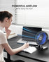 Desk Fan, USB Fan for Desk, Mini Desk Fan, 3 Speed Rotation Strong Wind, Protable Small Desktop Cooling Fan, Quite Mini Personal Fan for Home Offi...