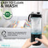Portable Blender for Shakes and Smoothies, Personal Size Blender, Fruit Smoothie Blender, Milkshake – Juicer Mini Blender 4000 mAh USB Rechargeabl...