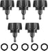 5 Pcs Drip Irrigation Hose Connectors 1/4 Inch Drip Irrigation Tubing to 3/4 Inch Garden Faucet Adapter Garden Drip Irrigation System Drip Hose Fi...