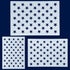 Jumbo American Flag 50 Star Stencil Template, 24.5'' x 17.5'', 3 Sizes Large Plastic Stencil Template for Painting on Wood, Fabric, Paper, Airbrus...
