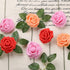 Fake Leaves for Roses Decorations, 80pcs Bulk Green Rose Leaves with Stems for DIY Wedding Bouquets Centerpieces Party Decorations Rose Vine Wreat...
