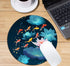Round Mouse Pad,Beautiful Mouse Mat, Cute Mouse Pad with Design, Non-Slip Rubber Base Mousepad, Waterproof Office Mouse Pad, Small Size 7.9 x 0.12...