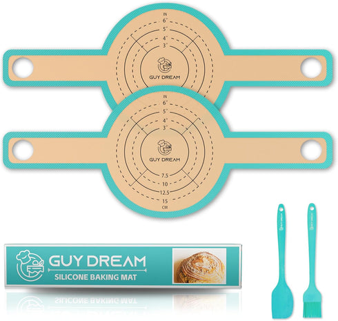 GUYDREMAT Silicone Bread Sling – Food Grade Silicone Baking Mat for Dutch Oven – Heat-resistant Dutch Oven Liner for Sourdough Baking – Easy Clean...