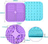 2PCS Licking Mat for Dogs with Suction Cups, Premium Lick Pad for Anxiety Relief, Slow Feeder Dog Bowls, Perfect for Bathing, Grooming and Trainin...