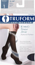 Truform Compression Socks, 15-20 mmHg, Women's Dress Socks, Knee High Over Calf Length, Navy Diamond Knit, Large...