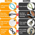 NTR Dog Rope Leash, 20FT Recall Training Lead with 2 Swivel Hooks, Reflective Threads and Soft Rubber Handle, Puppy Leash for Walking, Hunting, Ca...
