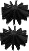 2pcs Chimney Brush Dryer Vent Cleaner Drill Attachment Duct Brush Replacement Vent Brush Dryer Duct Brush Cleaning Tools Vent Lint Sweeping Tool P...