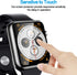 2 Pack Watch Tempered Glass Screen Protector for Apple Watch 44mm Series 6/SE/5/4 Full Coverage Bubble-Free Scratch-resistant Anti-Fingerprint Scr...