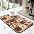 Coffee Bar Mat Accessories for Countertop Super Absorbent Anti-Slip Silicone Dish Drying Mats for Kitchen Counter Draining Pad Decor Gift Fit Coff...