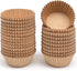 qiqee 600 Count Mini Cupcake Liners Natural Muffin Liners Food Grade Brown Baking Cups Paper No Smells?Small Size?...