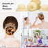 Donut Hair Bun Maker 6 Pieces, Ring Style Hair Bun Donut (1 L, 2 M and 3 S) with Pins 5 Elastic Bands, 20 Hair Bobby and 4 Pony Hair Tools for Wom...