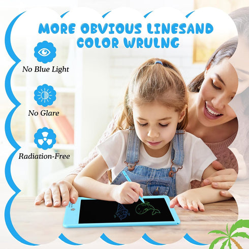 Kids Toys LCD Writing Tablet with Stylus, 8.5in Erasable Toddlers Doodle Board, Reusable Drawing Pad for Kids, Educational Christmas Birthday Gift...