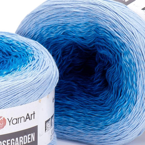 Yarn Art YarnArt Flowers Rosegarden 100percent Cotton 250gr 8.80 oz 1094yds Multicolor Cotton Yarn Rainbow Crochet Yarn Spring Summer (316)......