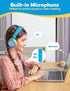 RIYO KH20 Kids Headphones with HD Microphone Compatible with Phones/laptops/Tablets/Computers and Gaming Devices (Sky Blue)...