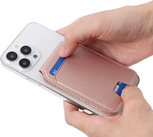 Cavor Magsafe Wallet for Apple Wallet Magsafe Magnetic Phone Magsafe Wallet 14 Pro Max/14 Pro/15/14 Plus/13/12 MagSafe Card Holder,Phone Wallet St...