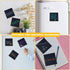 Black Sticky Notes, 3"x3" Post It Notes with 2 Metallic Pens, 6 Pads, Self-Stick Notes Pads Sticky Notes Bulk for School Home Hospital Office Supp...