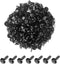 moinkerin 200 Pcs Mini Brads Metal Brad Fasteners Split Pins PastelRound Brads for Paper Craft DIY Stamping Scrapbooking (Black, 0.3 X 0.47 Inch)...