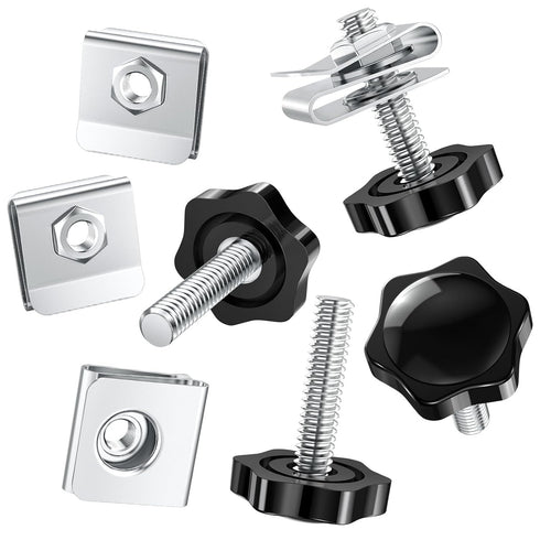 Amazicha Saddlebag Locks Theft Deterrent Saddle Bag Mounting Screw Bolt Black Fit for Harley Davidson Touring Street Glide,Electra Glide, Road Gli...