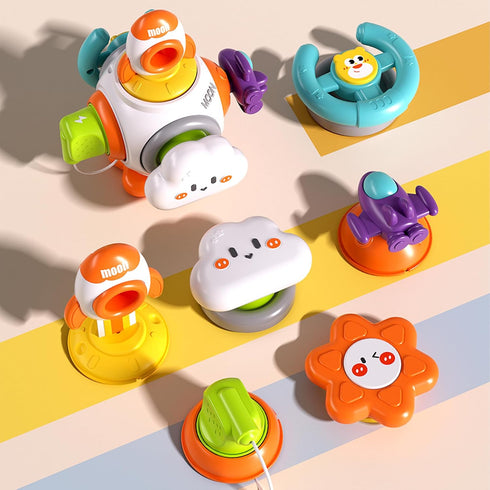 Montessori Sensory Toys for Toddlers 1-3 - Travel Activities Busy Board Cube - Baby Gifts for 6 9 12 18 Months 1 2 One Year Old Infant Boys Girls ...