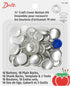 Dritz 114-30 Craft Cover Button Kit with Tools, Size 30 - 3/4-Inch, 18-Sets...