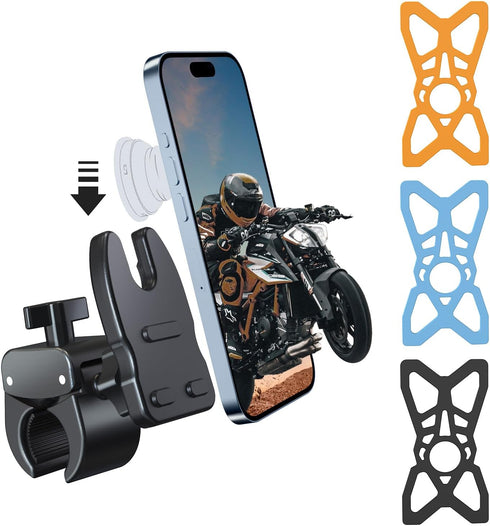 Socket Mount for Bikes, Motorcycles, Scooters,Treadmill Handlebar,Bike Phone Holder for Basic Socket,Compatible with Phone 3.7" to 7"...