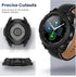 Goton 3 in 1 Accessories for Samsung Galaxy Watch 3 45mm, 1 Rugged TPU Armor Bumper Case +2 Tempered Glass Screen Protector Films + 1 Bezel Ring f...