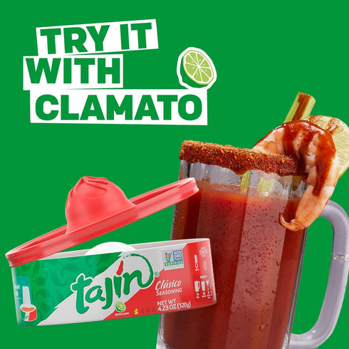 Tajin Clásico Chile Lime Seasoning Rimmer 4.23 oz (Pack of 2)...