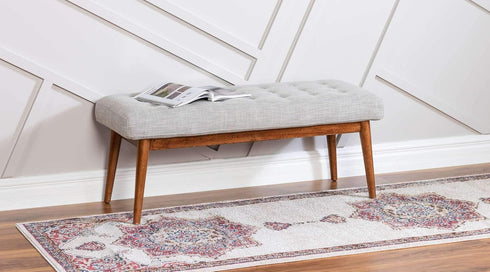 Unique Loom Utopia Collection Traditional Classic Vintage Inspired Area Rug with Warm Hues, 2' x 6' 1" Runner, Cream/Blue...