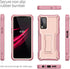 ExoGuard for T-Mobile REVVL V Plus 5G Case, Rubber Shockproof Full-Body Cover Case Built-in Screen Protector and Kickstand Compatible with T-Mobil...