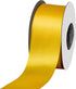 NOYI TRAXD 20 Yards Yellow Gold 1-1/2 inch Wide Double Faced Polyester Satin Ribbon for Craft,Wedding,Gift Wrapping,Bow Making & Other Projects...