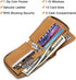 GOIACII Zipper Wallet for Men Genuine Leather RFID Blocking Mens Wallet with Zipper Coin Pocket ID Window Zipper Wallets Large Capacity...